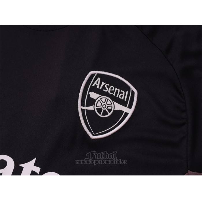 Chandal del Arsenal Manga Corta 2024-2025 Gris Oscuro - Pantalon Corto